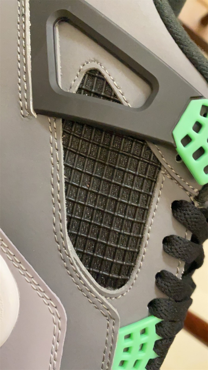 jordan 4 retro green glow-308497-033