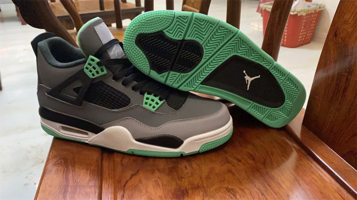 jordan 4 retro green glow-308497-033