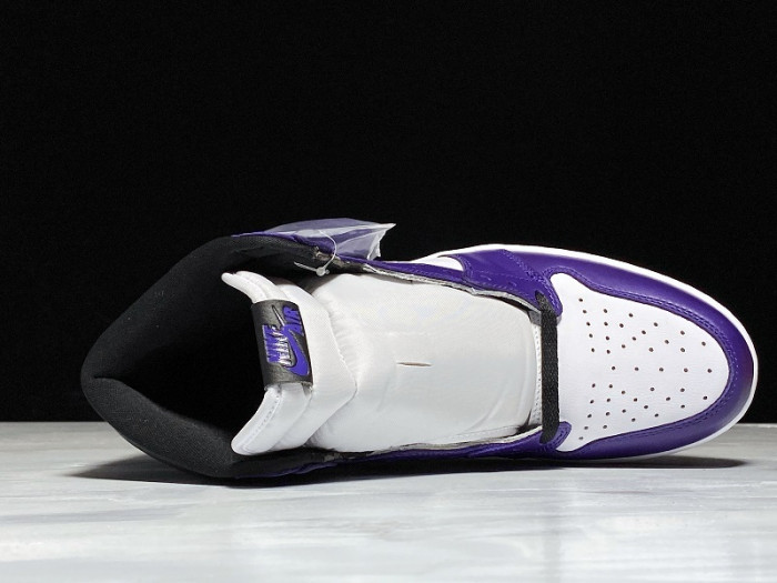 air jordan 1 aj1 court purple white 555088-500