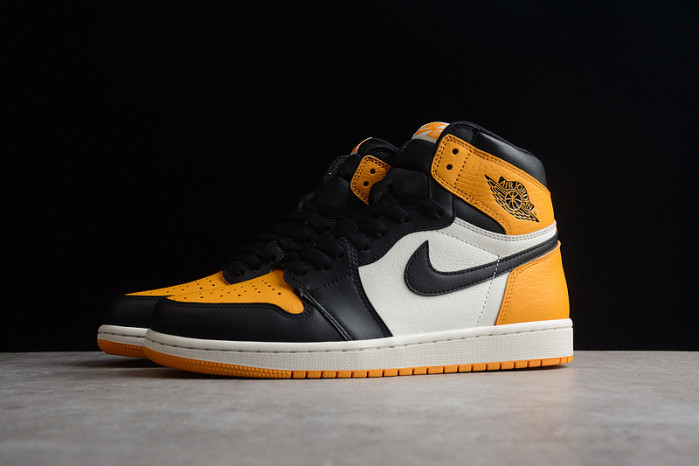 air jordan 1 yellow toe-555088-711