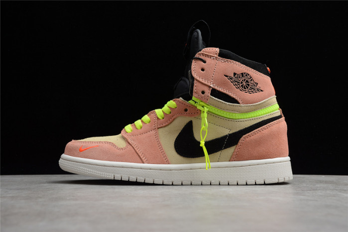 air jordan 1 high switch peach cw6576-800