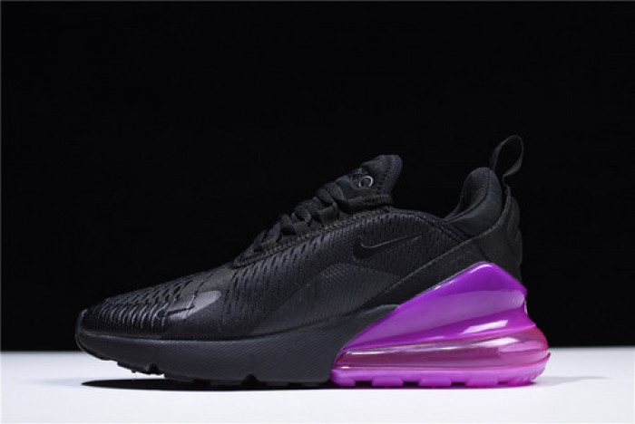 nike womens air max 270 black purple ah6789 016
