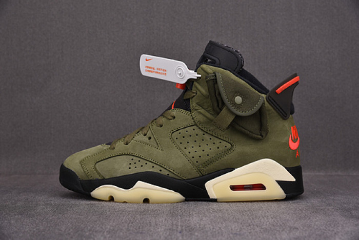 travis scott air jordan 6 medium olive cactus jack cn1084-200