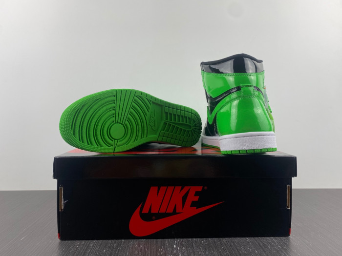 jordan 1 retro high pine green black-555088-030