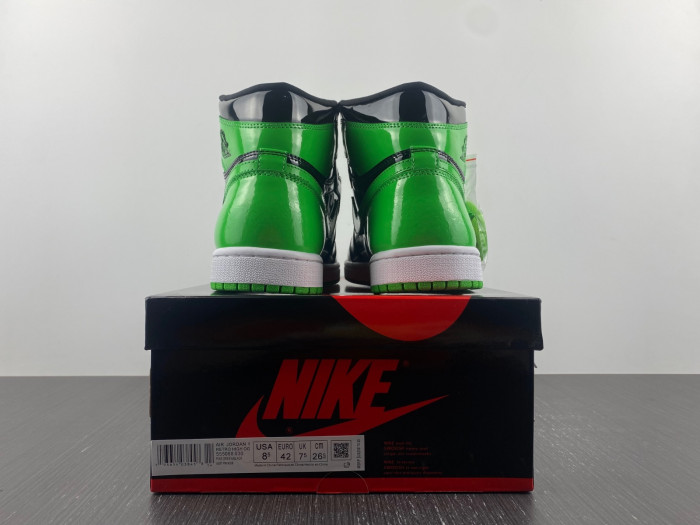 jordan 1 retro high pine green black-555088-030