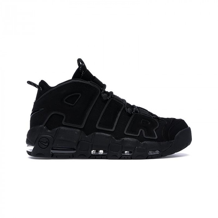 nike air more uptempo triple black 414962-004