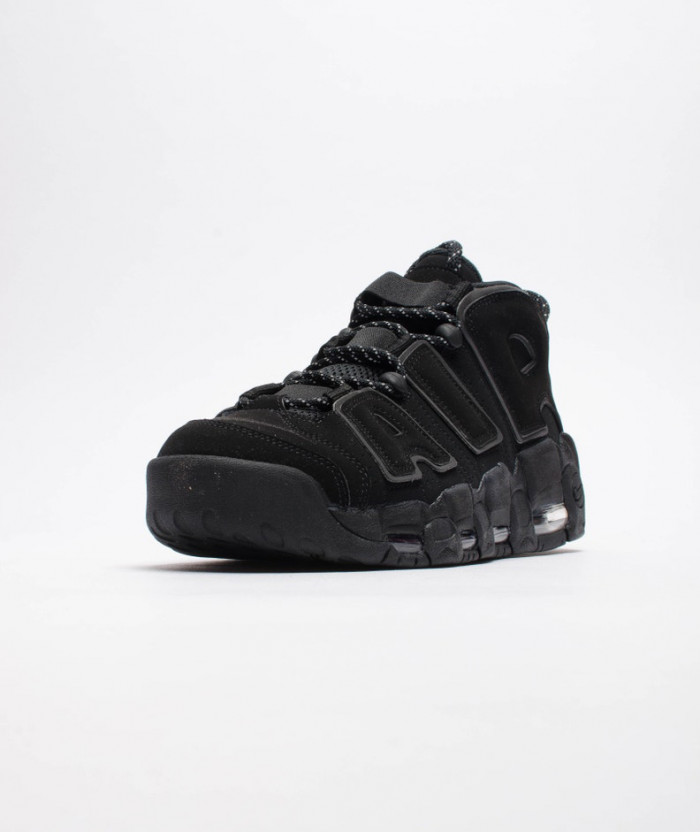 nike air more uptempo triple black 414962-004