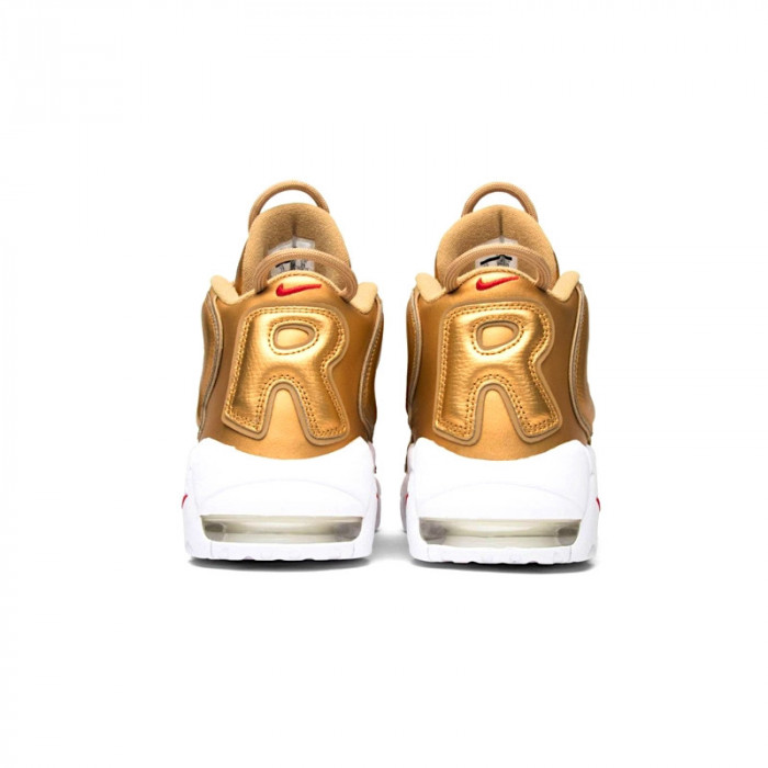 NIKE AIR MORE UPTEMPO "SUPREME" Metallic Gold/White 902290-700