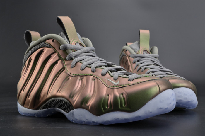 nike air foamposite one “shine” dark stucco/ black aa3963-001