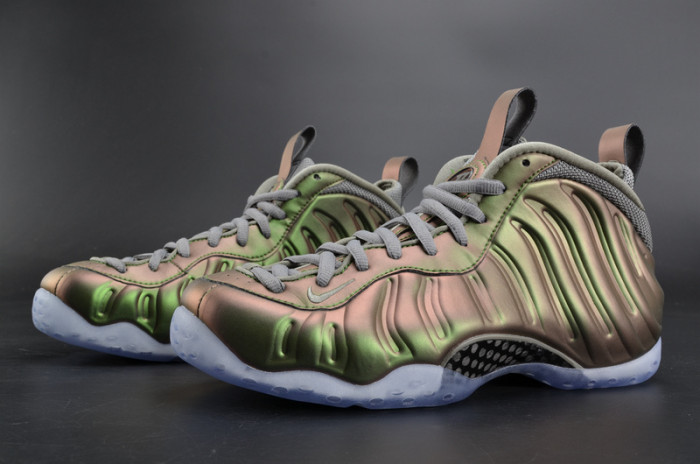 nike air foamposite one “shine” dark stucco/ black aa3963-001