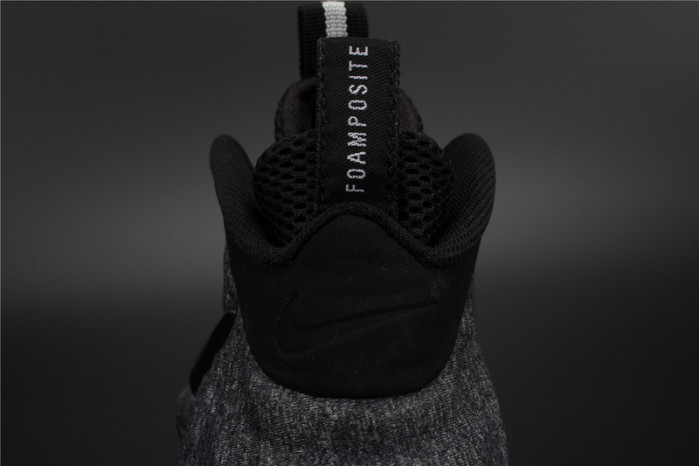 nike air foamposite pro "tech fleece" dark grey mens 624041-007
