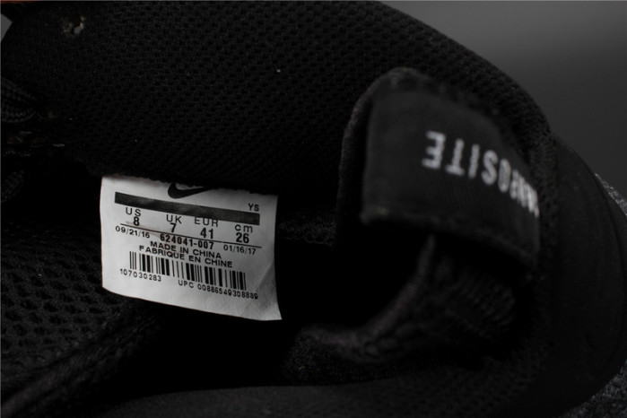 nike air foamposite pro "tech fleece" dark grey mens 624041-007