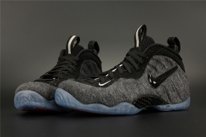 nike air foamposite pro "tech fleece" dark grey mens 624041-007