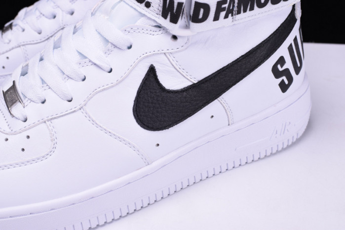 Nike Supreme Air Force 1 One High White World Famous 698696-100