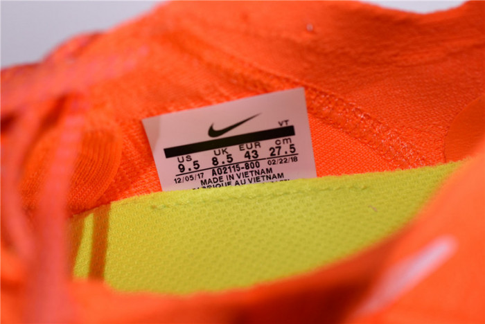 nike xo-w zoom fly mercurial flyknit total orange ao2115-800