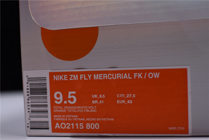 nike xo-w zoom fly mercurial flyknit total orange ao2115-800