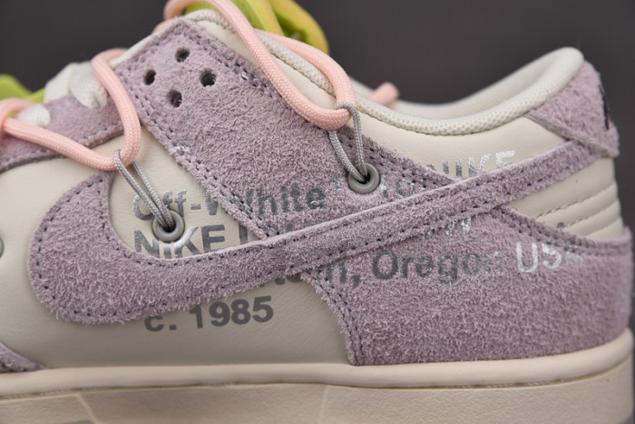 o-w x dunk low “12 of 50” dj0950-100