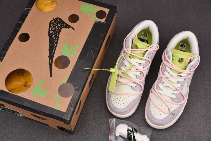 o-w x dunk low “12 of 50” dj0950-100