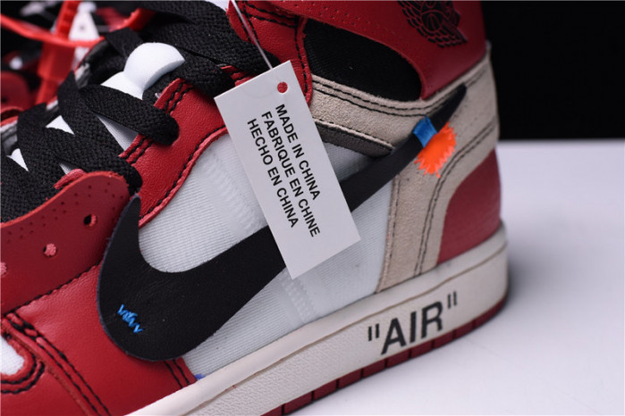 o-w air jordan 1 retro chicago the ten aa3834-101