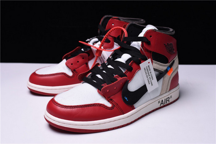 o-w air jordan 1 retro chicago the ten aa3834-101