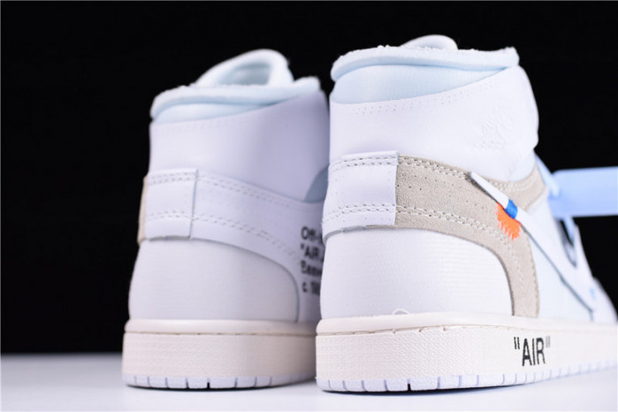 o-w air jordan 1 retro high white aq0818-100