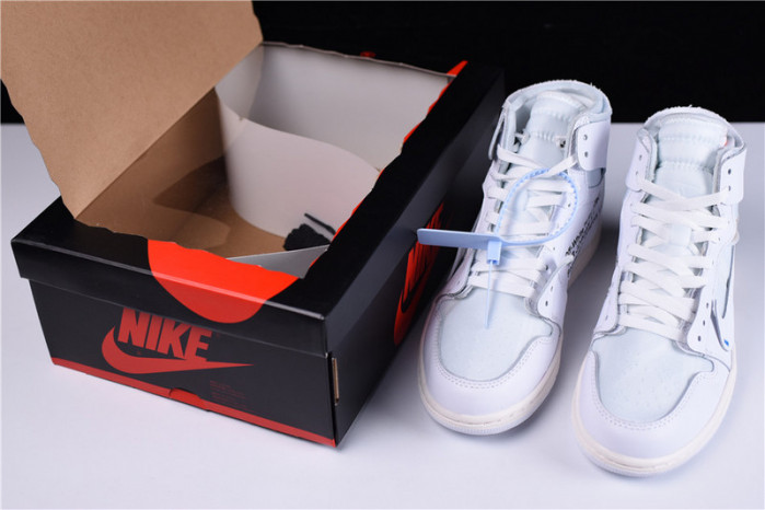 o-w air jordan 1 retro high white aq0818-100