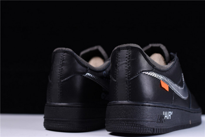 o-w x nike air force 1 07 low black av5210-001