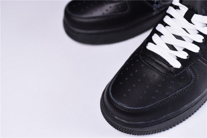 o-w x nike air force 1 07 low black av5210-001