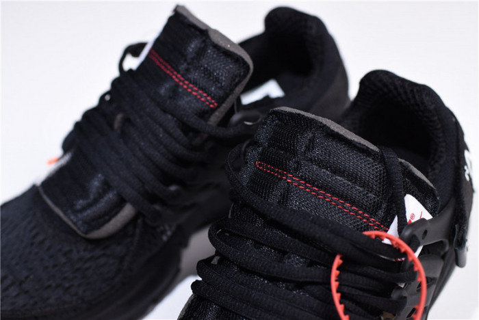 o-w x nike air presto black aa3830-002