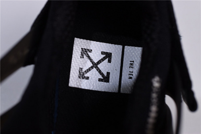 o-w x nike air presto black aa3830-002