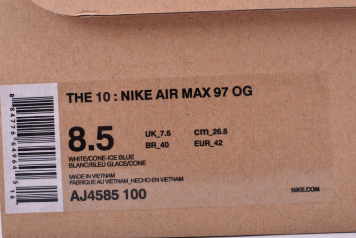 air max 97 the ten white cone ice blue aj4585-100