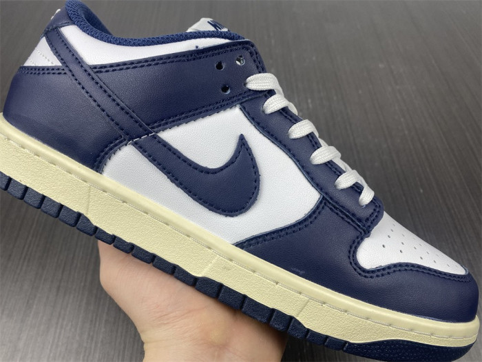 nike dunk low vintage navy- dd1503-115