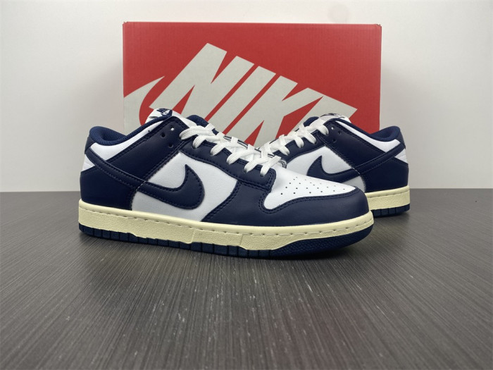 nike dunk low vintage navy- dd1503-115