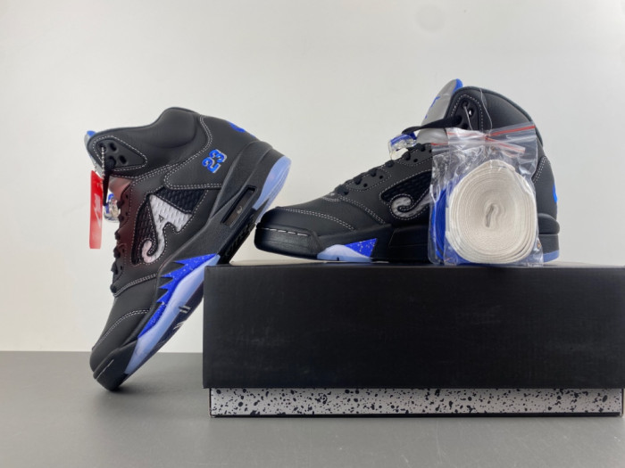 Awake NY x Air Jordan 5 “Racer Blue”-DV4982-004