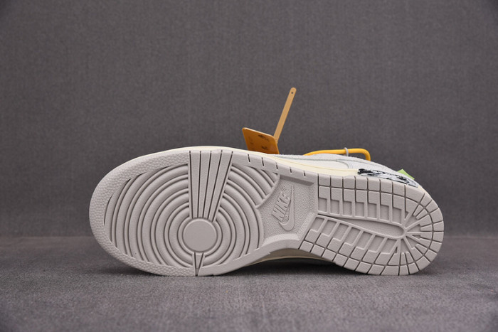 o-w x dunk low “39 of 50” dj0950-109