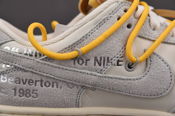 o-w x dunk low “39 of 50” dj0950-109