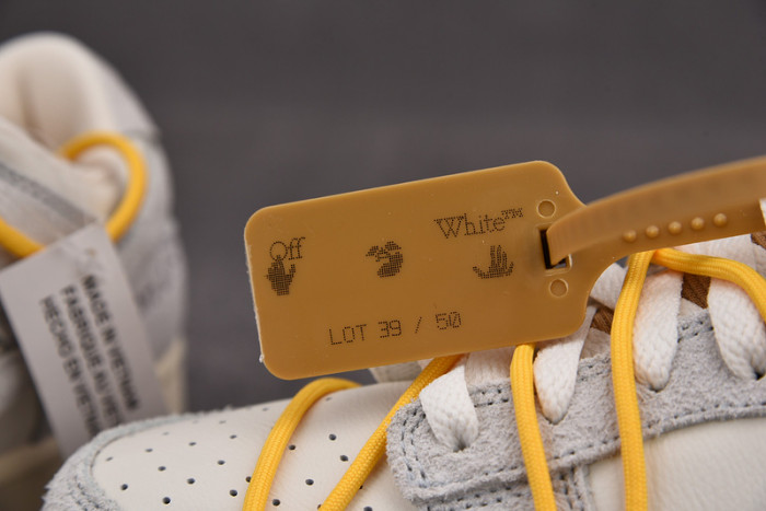 o-w x dunk low “39 of 50” dj0950-109