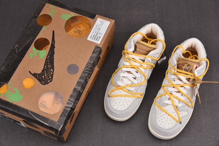 o-w x dunk low “39 of 50” dj0950-109