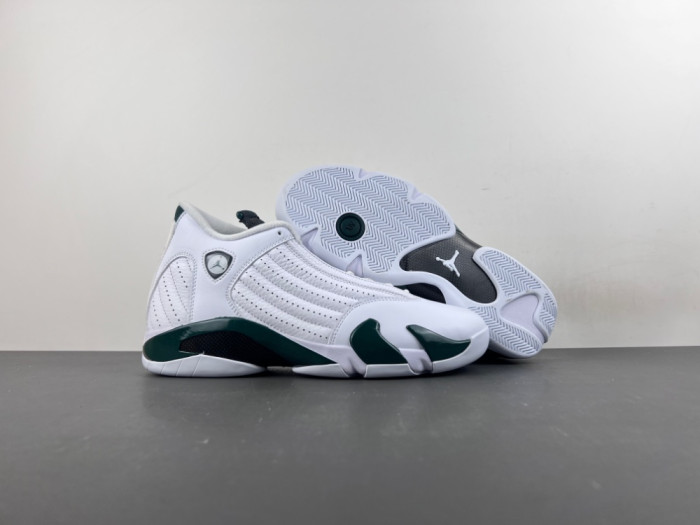 Jordan 14 Retro White Forest Green-311832-131