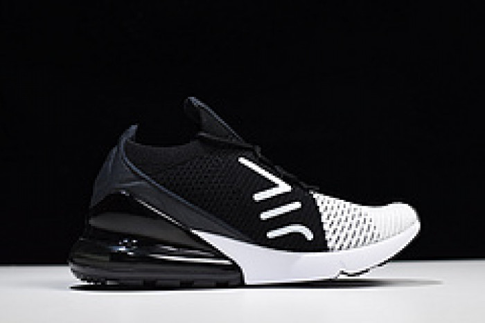 nike air max 270 flyknit “white/black” ao1023-100