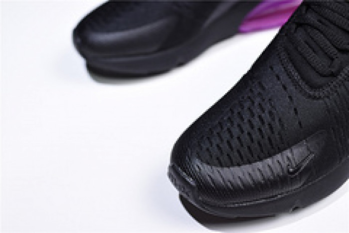 nike womens air max 270 black purple ah6789 016