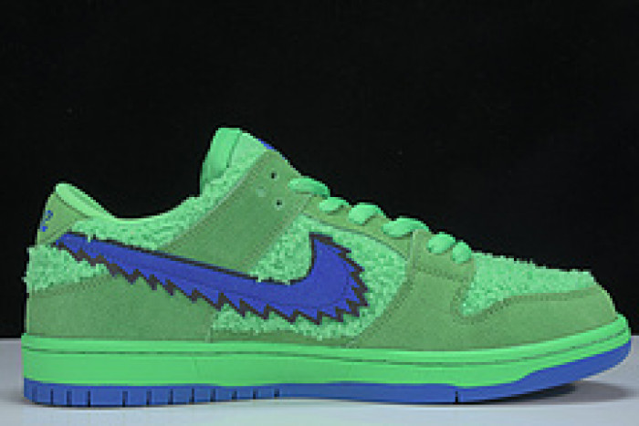 grateful dead x nike sb dunk low“ green bear” cj5378-300