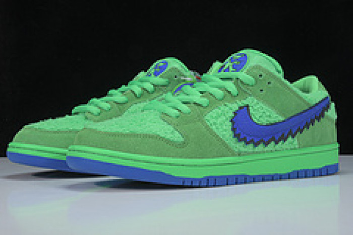 grateful dead x nike sb dunk low“ green bear” cj5378-300