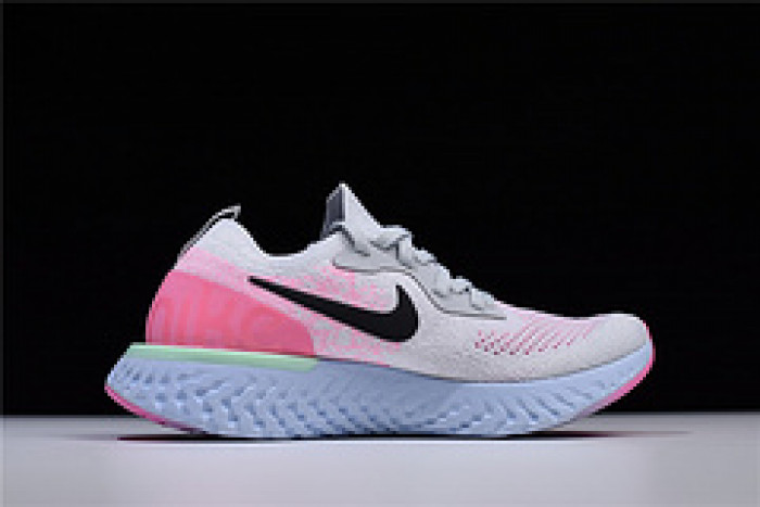 nike epic react flyknit pure platinum womens aq0067-007