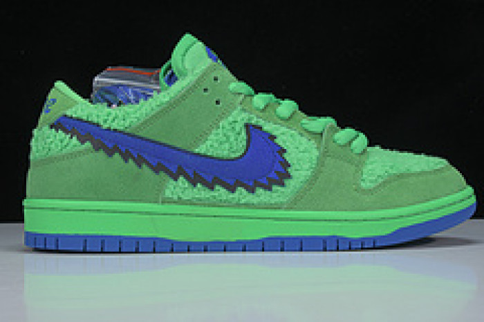 grateful dead x nike sb dunk low“ green bear” cj5378-300