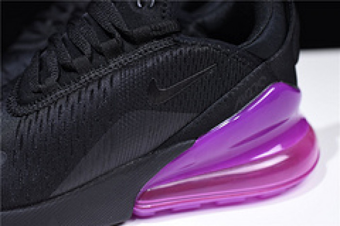 nike womens air max 270 black purple ah6789 016