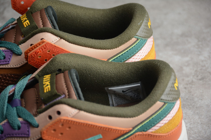 nike dunk low scrap archeo brown-dc9723-001