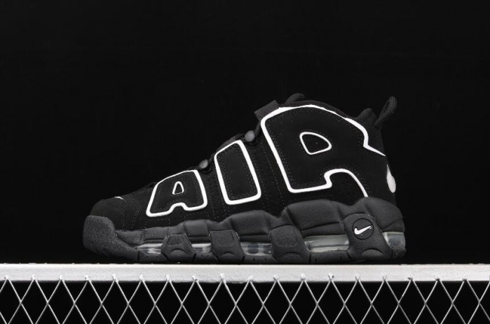nike air more uptempo black white 414962-002