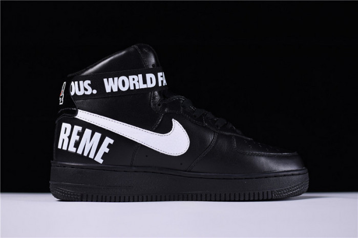 Supreme Nike Air Force 1 High SP Black DS F/W 698696-010