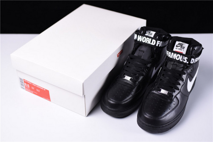 Supreme Nike Air Force 1 High SP Black DS F/W 698696-010